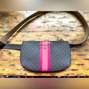 Michael Kors Belt Bag Pink/Mauve Sz L/XL
